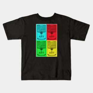 Pro Wrestling is (pop) Art - Multi Colour Kids T-Shirt